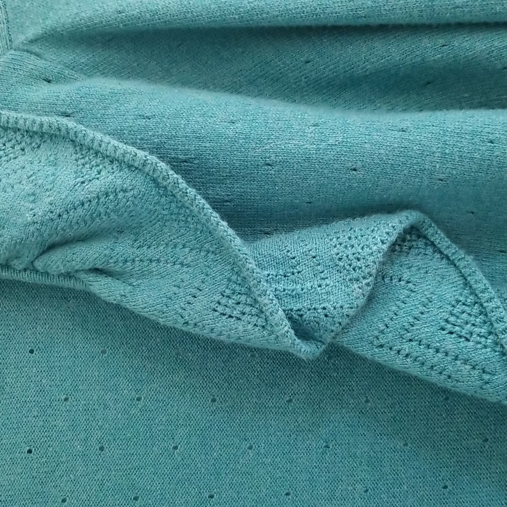 Pointelle Tie-Front Cardigan - Liz Claiborne, VGUC - Picture 8 of 9